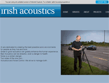 Tablet Screenshot of irishacoustics.com